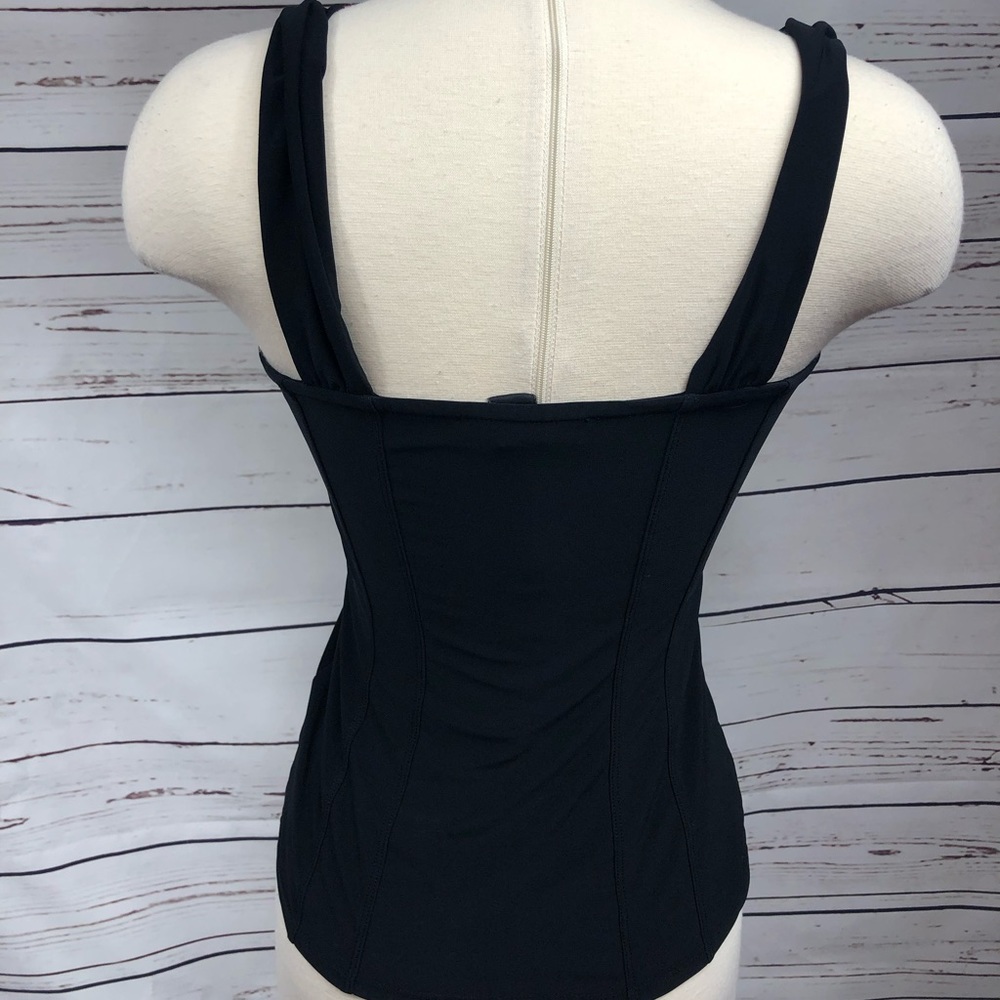 WHBM Black Ruffle Tank‎ - Picture 8 of 8